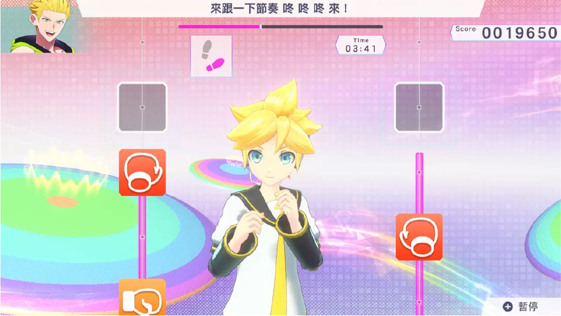 Fitness boxing的基本操作維持不變，本作將「與初音一起鍛鍊！」