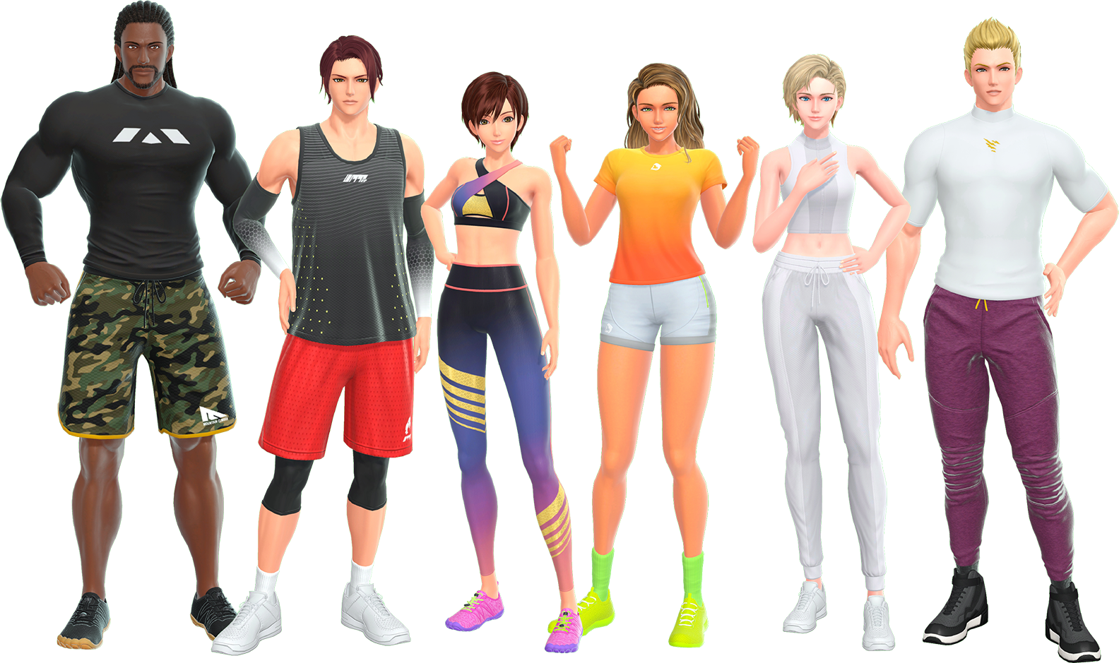 Fit Boxing 3 キャラ集合